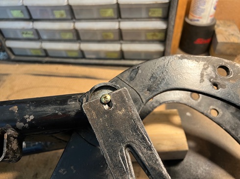welch plug removal with self tapping screw