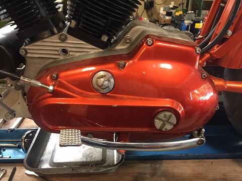 Ironhead Sportster primary cover