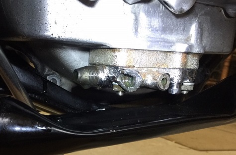 Harley flathead 45 oil pump install Harley-Davidson 45 flathead scavenger pump