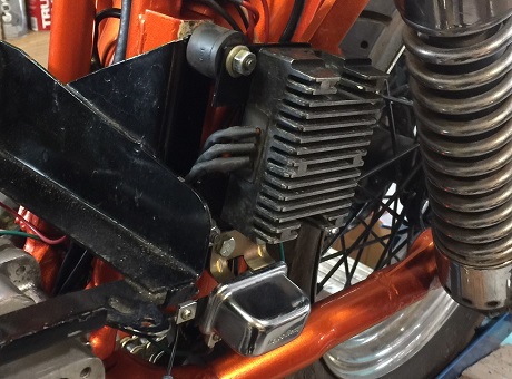 rewire motorcycle voltage regulator