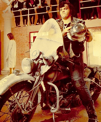 Motorcycle in Rocky Horror movie Rocky Horror motorcycle Harley WLA