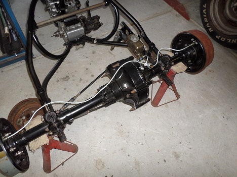 Servi-car brakes Harley Servi-car rear brakes