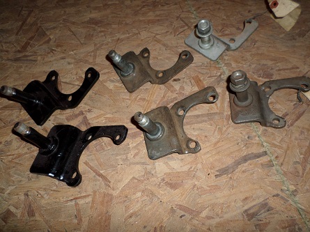 Harley-Davidson Servicar rear shock mounting brackets Servi-car shock mounts