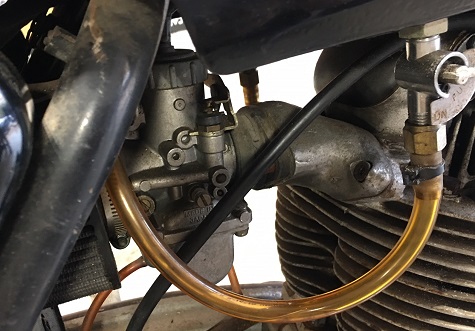 Norton Commando two carb to one carb single carb 750 Commando