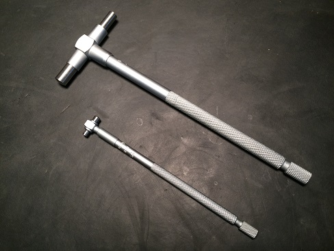 telescoping snap gauge aka small bore gauge how to use a small hole gauge