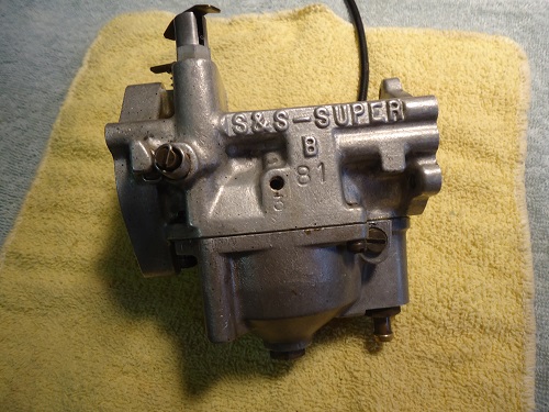 SS Super B overhaul motorcycle carb rebuild