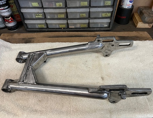 Commando swing arm overhaul classic motorcycle restoration NC