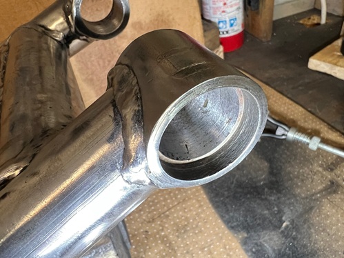 swing arm bushing bores classic motorcycle restoration NC