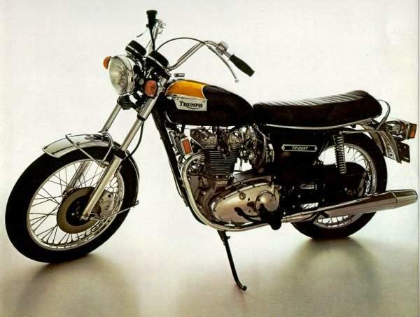 history of 3 cylinder motorcycles Triumph Trident History