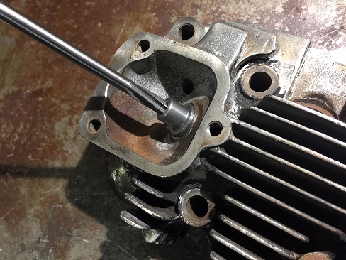 valve guide reaming tool rebuild motorcycle cylinder heads