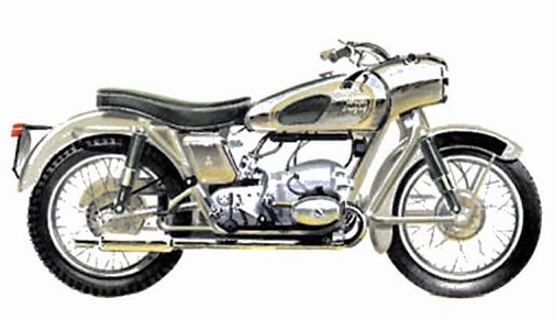 Douglas flat twin motorcycle Classic British motorcycles