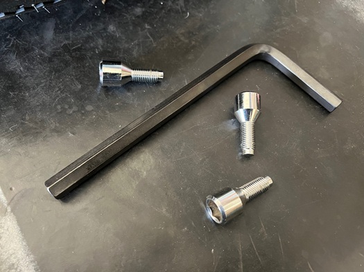 wheel lug allen wrench for Harley install Shovelhead front brake drum