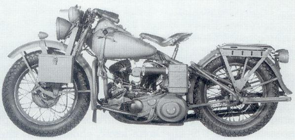 WW2 Harley military motorcycle Harley Davidson during World War Two