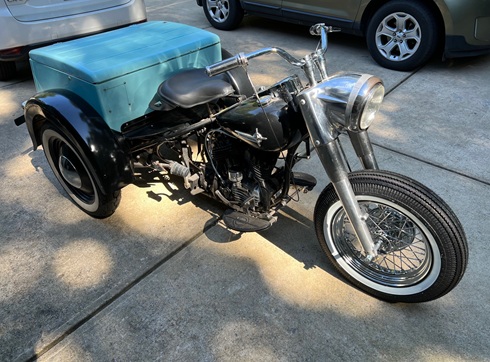 1961 Harley-Davidson Servi-Car restoration Harley Servi-car restoration