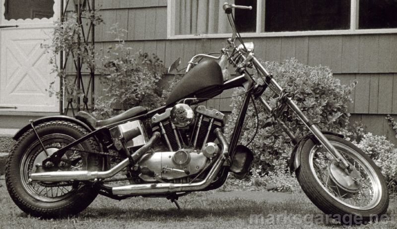 Ironhead Sportster hardtail frame Hardtail Sportster Build
