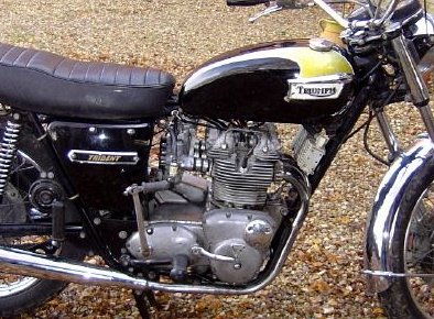 1974 Triumph Trident Motorcycle how to kick start motorcycle
