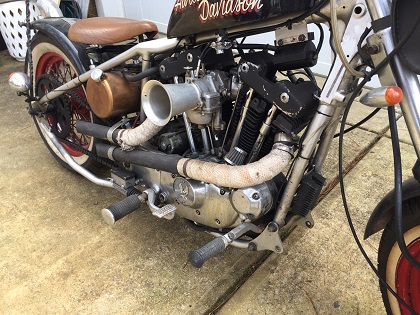 Ironhead Sportster with Super E carb best carb for Ironhead Sportster