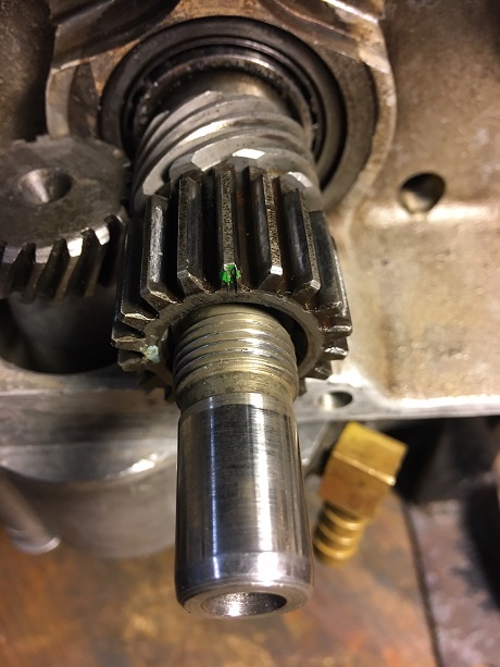 late Ironhead pinion gear