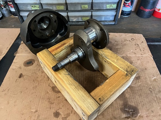 motorcycle crankshaft reassembly
