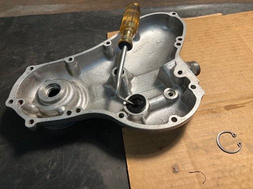 timing cover Commando motorcycle