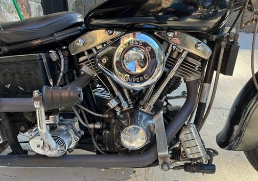 Harley Shovelhead with SS carb