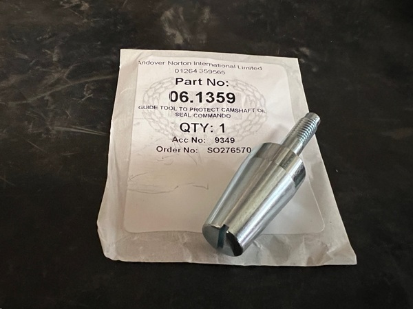 install timing cover oil seal Commando motorcycle