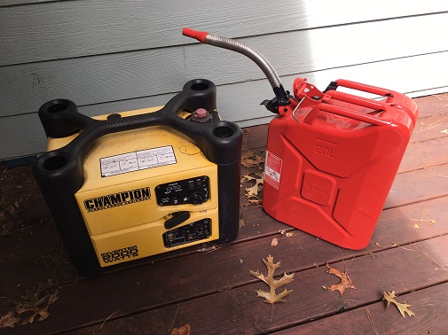 best gas can for portable generator