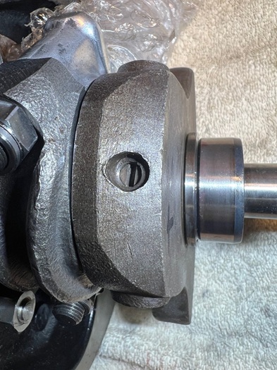 Commando crankshaft blanking plug
