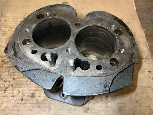 repair cracked cooling fins repair broken cylinder fins on motorcycle