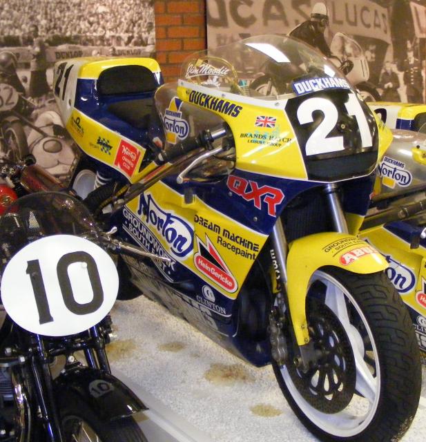 Duckhams Oil Norton race bike