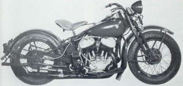 Harley WLA military bike history