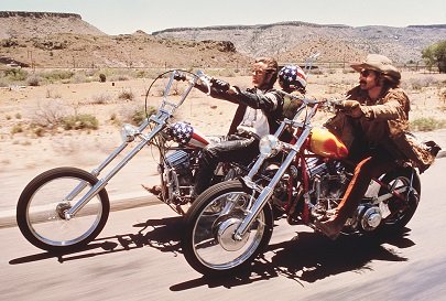 Harleys in Easy Rider movie