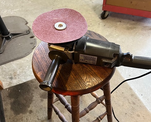 pinion gear tool modification Norton Commando electric grinder tool