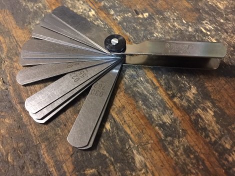 Motorcycle Engine Tools includes a feeler gauge feeler-gauge to measure engine clearnaces