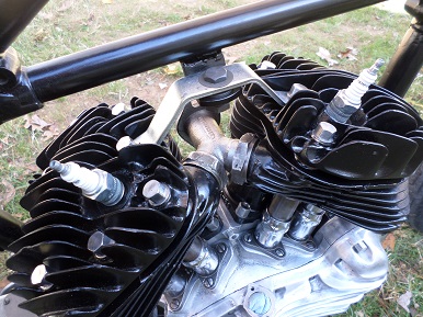 Harley 45 cylinder heads Harley Davidson WL cylinder heads