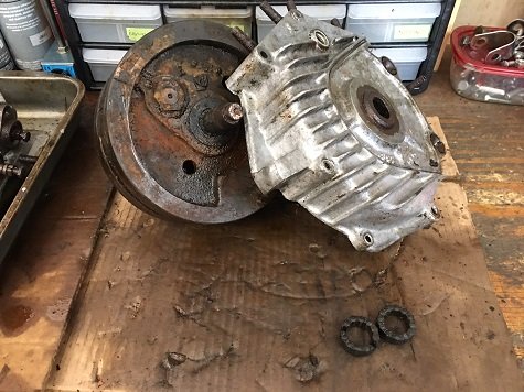 Harley engine teardown and inspection harley 45 separate engine cases