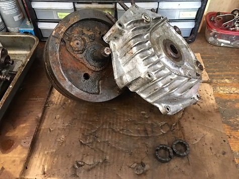 harley 45 separate engine cases