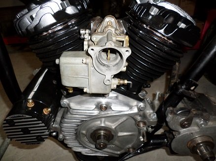 Linkert carb on Harley 45 flathead