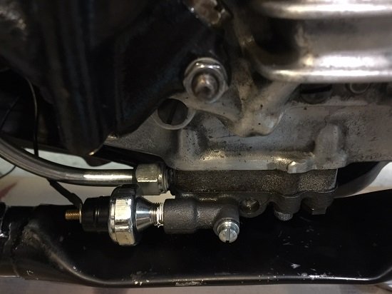 Harley flathead 45 oil pump install