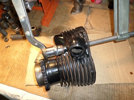 Harley flathead cylinder assembly