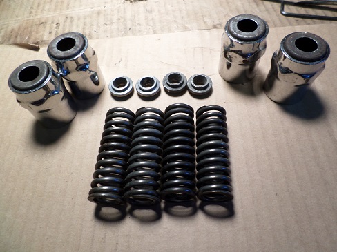 Harley 45 valve springs and covers Harley WL cylinders