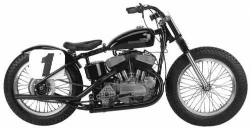Harley-Davidson K-series history Harley KR750