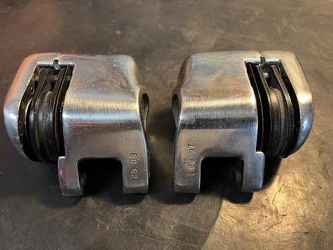 Harley FX dual front caliper rebuild