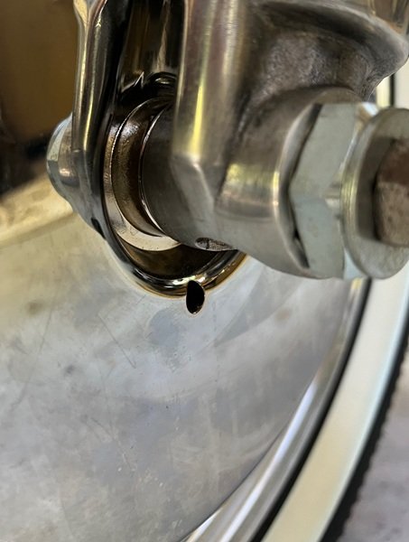 Panhead front drum brake backing plate