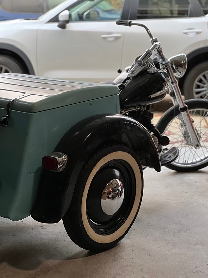 vintage Harley trike