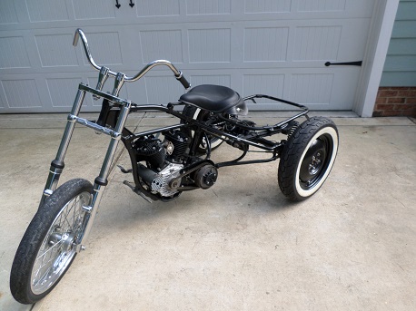 Harley Servi-car frame vintage Harley trike build
