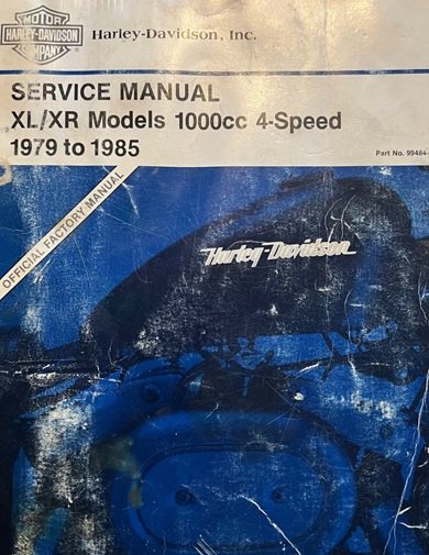 Sportster factory service manual 1979 1985