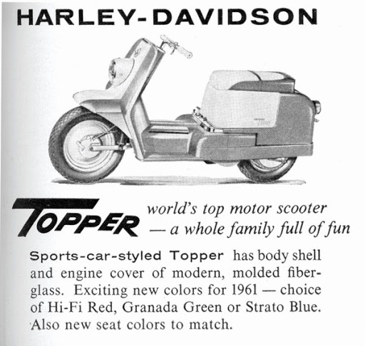 vintage Harley scooter