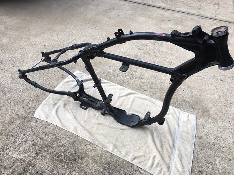 original Harley WLA frame