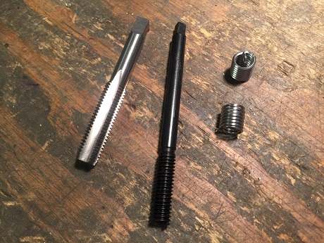 motorcycle engine case repair stripped thread repair in aluminum